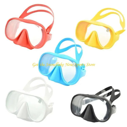 E56D Diving Mask Silicone Anti-Fog Snorkeling Goggles Underwater Mask