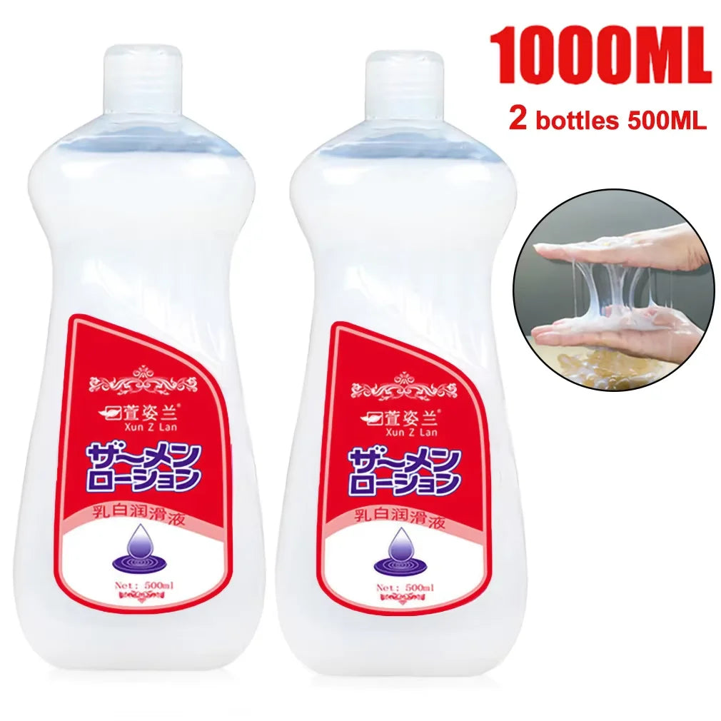Adult Products  Aqueous Solution Lubricant Easy to Clean Colorless Odorless Safe and Healthy Gay Vaginal Anal Lubricant 500ML