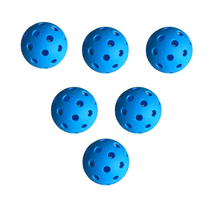 3/6/12pcs Indoor Pickleball Balls 26 Holes Colorful and Durable Pickleballs 72mm Training Ball Practice Competition Pickleball