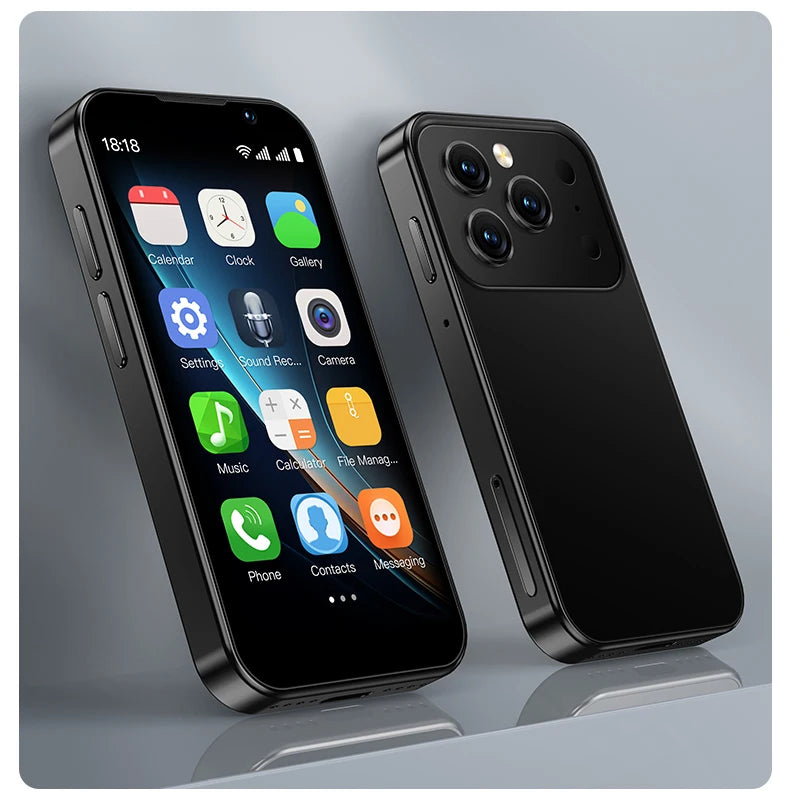 SOYES i17 Mini Smartphone 3.0" Display 2GB RAM 16GB ROM Dual SIM Standby Dual Camera Android 9.0 Multi Apps Support Small Phone
