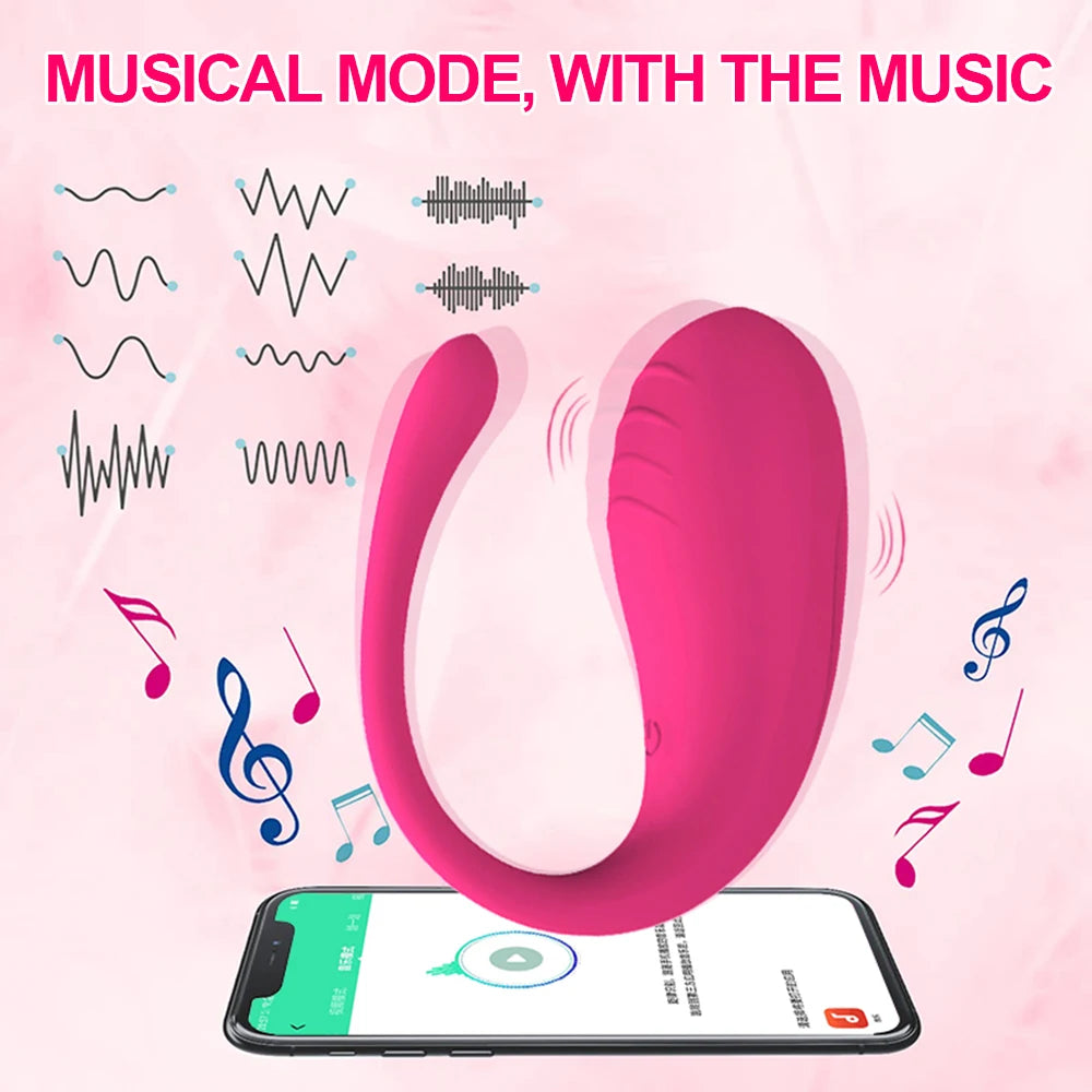 APP Controle Bluetooth Wearable Vibrator G Spot Vibrador Feminino Vagina Massage Clit Stimulator Sex Toy For Women Vibrating Egg