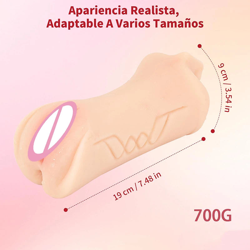 3-1 Male Sex Toys with Realistic Face Mouth Tongue, Realistic Male Masturbator Vagina and Narrow Anus, Adult Male Masturbators O
