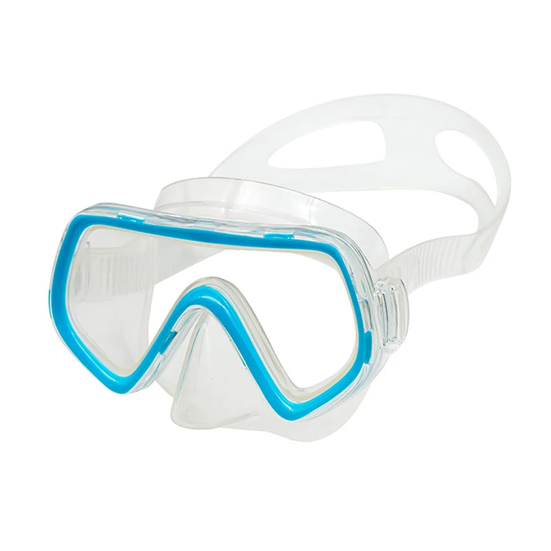 Diving Mask Waterproof Swimming Goggles Panoramic HD For Adult Youth Silicone Skirt Anti-Fog With Nose Cover Swimming Equipment