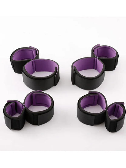 Adult Game Sexy Toys For Men Women BDSM Bondage Adjustable Handcuffs Ankle Straps Fetish No Vibrator Erotic Sex Shop 18+