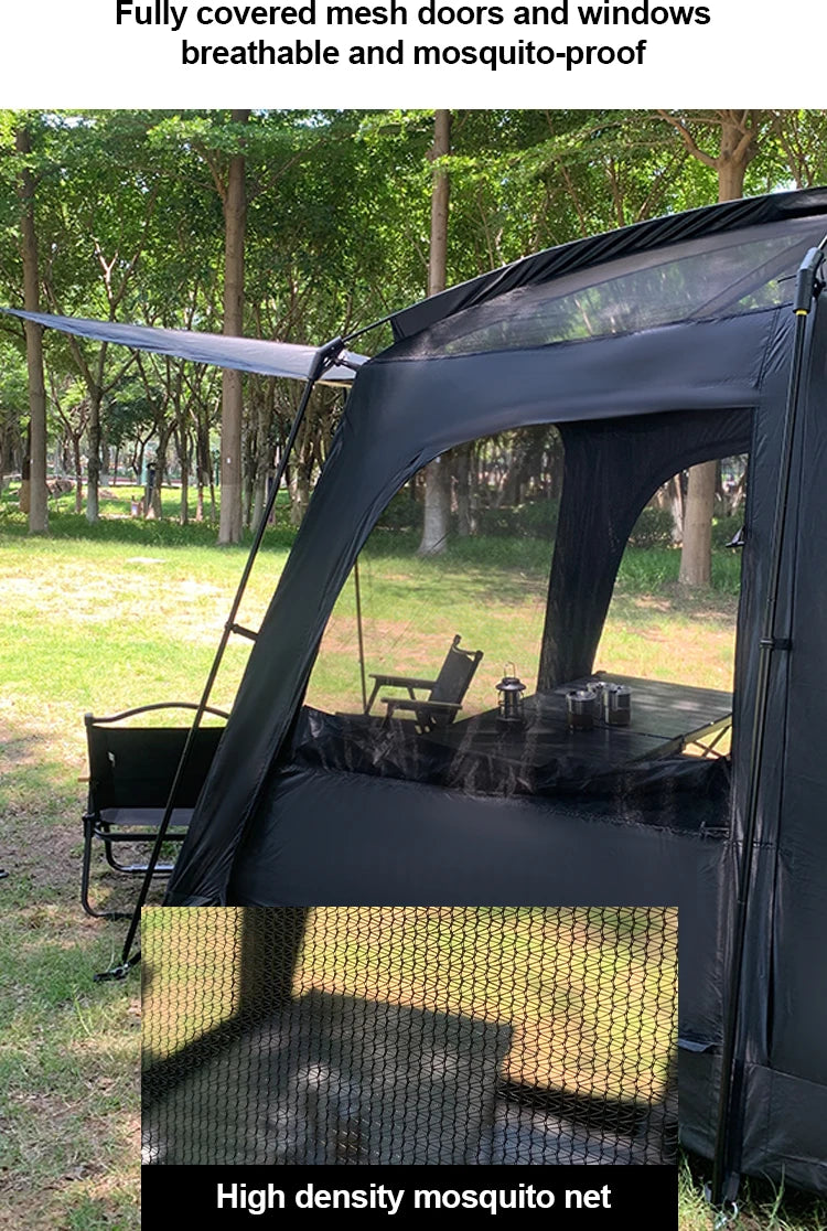 8-12 Person Camping Tent 2 Room Large Waterproof Windproof Outdoor Family Tent with Rainfly Instant Cabin Tents for Camp Beach