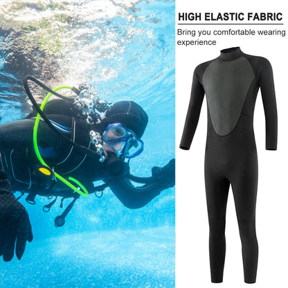 3MM Wetsuits Men Neoprene Diving Surfing Swimming Full Suits Cold Water Keep Warm Zipper Water Sports Full Diver Suit
