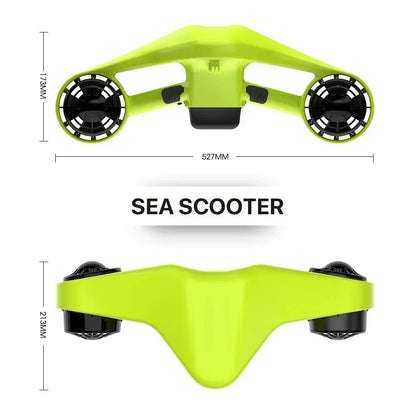 Electric Sea Scooter Portable 30 Meters Depth Underwater 35mins Running Time -10℃-40℃ Available Underwater Scooter 3.5kg
