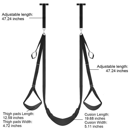 2025 NEW Sex Swing with Seat Bondage Bondage Adjustable Straps Hanging Love Slings for Women Couples SM Adult Sex Game Products