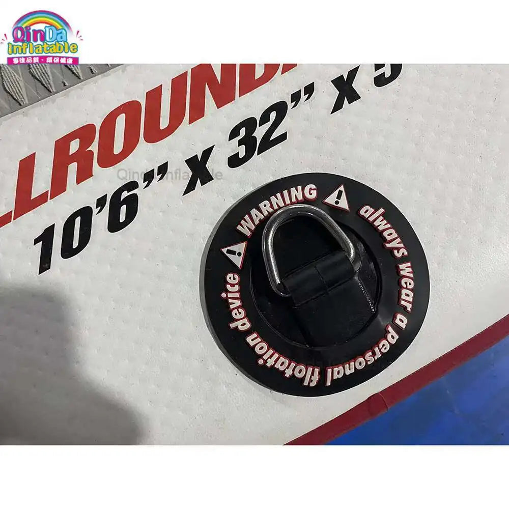 Water Paddle Boat PVC Tarpaulin Inflatable Surfing Board For Rental
