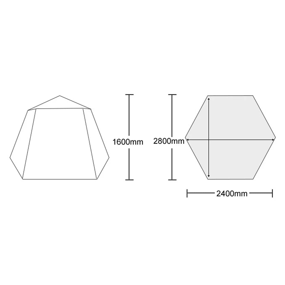 Automatic Camping Tent Portable Quick Open Tent Rainproof & Sun Protecting for Outdoor Traveling Camping Picnic Hiking