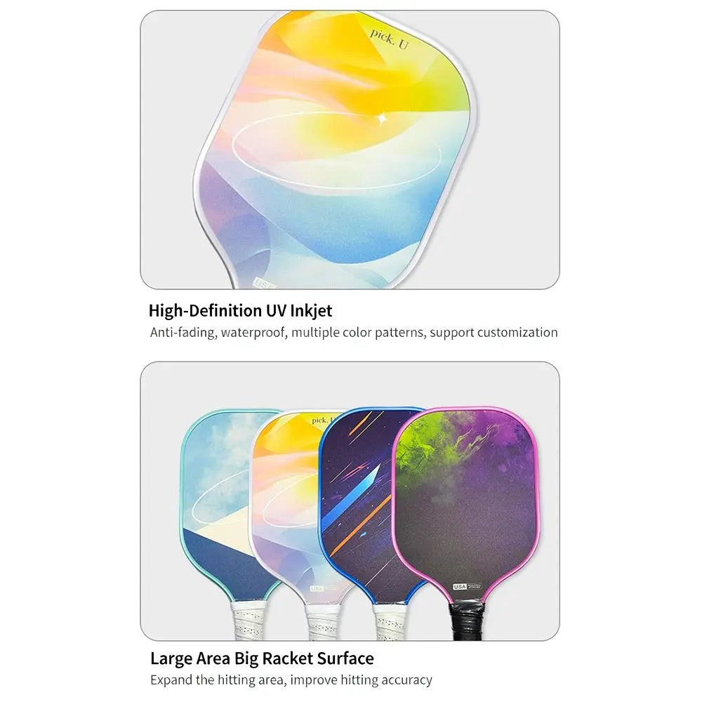 Fashion Glass Fiber Pickleball Paddle Lightweight USAPA Approved Pickle Ball Paddle High-quality Professional Pickleball Rackets