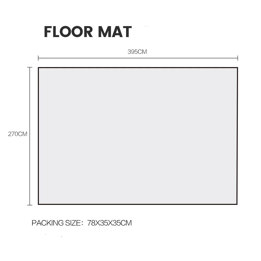 Mobi Garden Camping Era205 Cotton Tent Glamping Wide Space Double Cloth Membrane Waterproof Car Sunscreen Three-seater