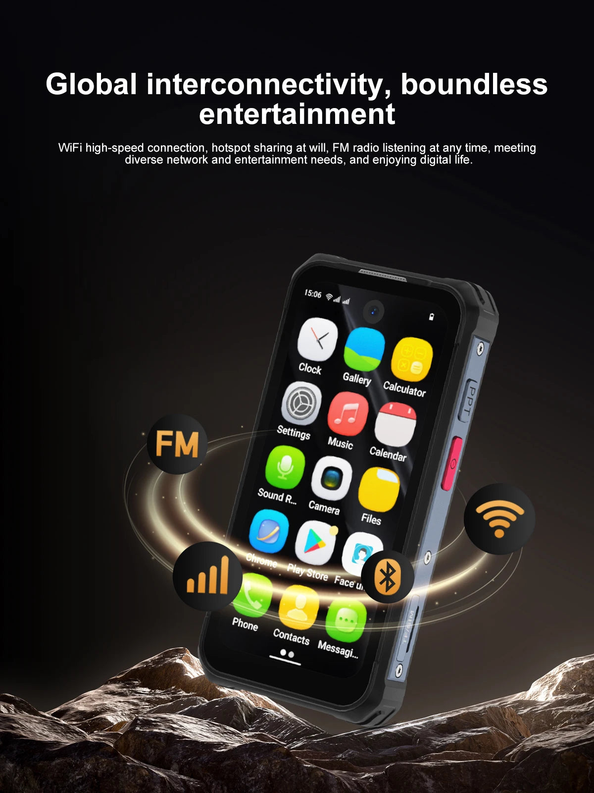 SERVO TANK500 IP68 Waterproof Mini Smart Phone 4G LTE Android 12 RAM 6GB ROM 128GB PTT Network Intercom Small Rugged Smartphones