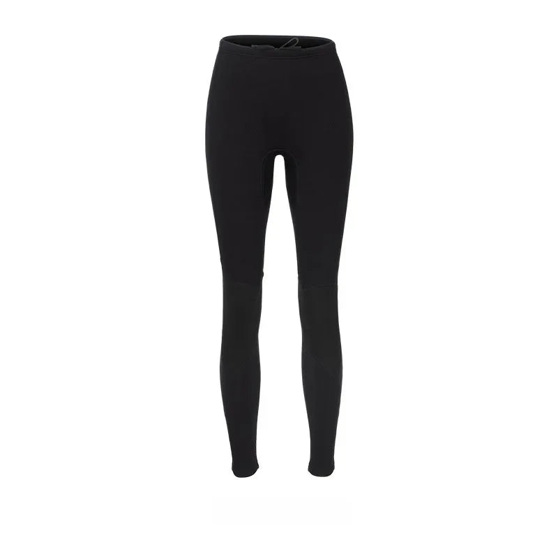 Women's 3mm Two-Piece Diving Suit Long Sleeve Coldproof Wetsuit Top Pants for Snorkeling Surfing Swimming