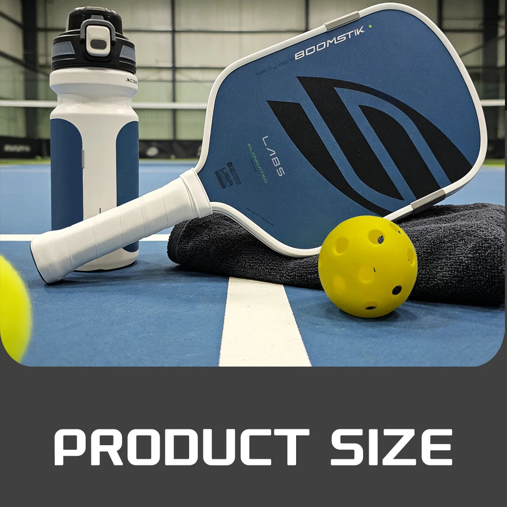 BoomCore Pickleball Paddle 16mm Anti-Skid Surface Design Solid Pattern Honeycomb Core Eco-Friendly Portable Nylon Carry Training
