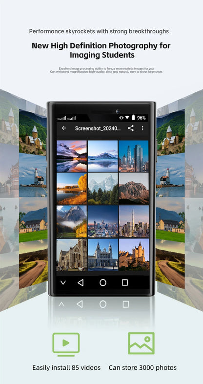 SERVO S26 Mini Smartphones Android 9.0 Dual SIM 3.0'' HD 900mAh WIFI Bluetooth 2GB+16GB Face Unlock 3G Small Mobile Phone Type-C