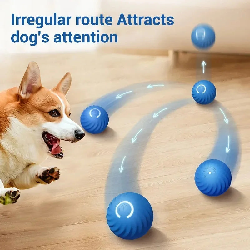 Dog Toy Ball With Automatic Movement, Bouncing Ball, Intelligent Usb Charging, Interactive Ball For Dogs, Chew Toy Ball For Dogs
