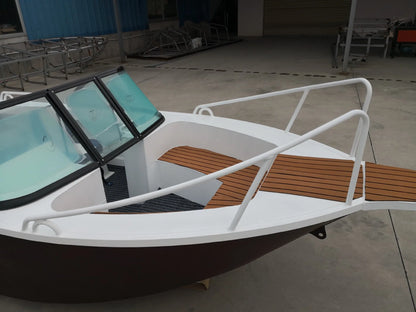 Best Value Aluminum Alloy Speedboat for 6-8 Passengers Comfortable Handrails for Fishing or Sports Yachting