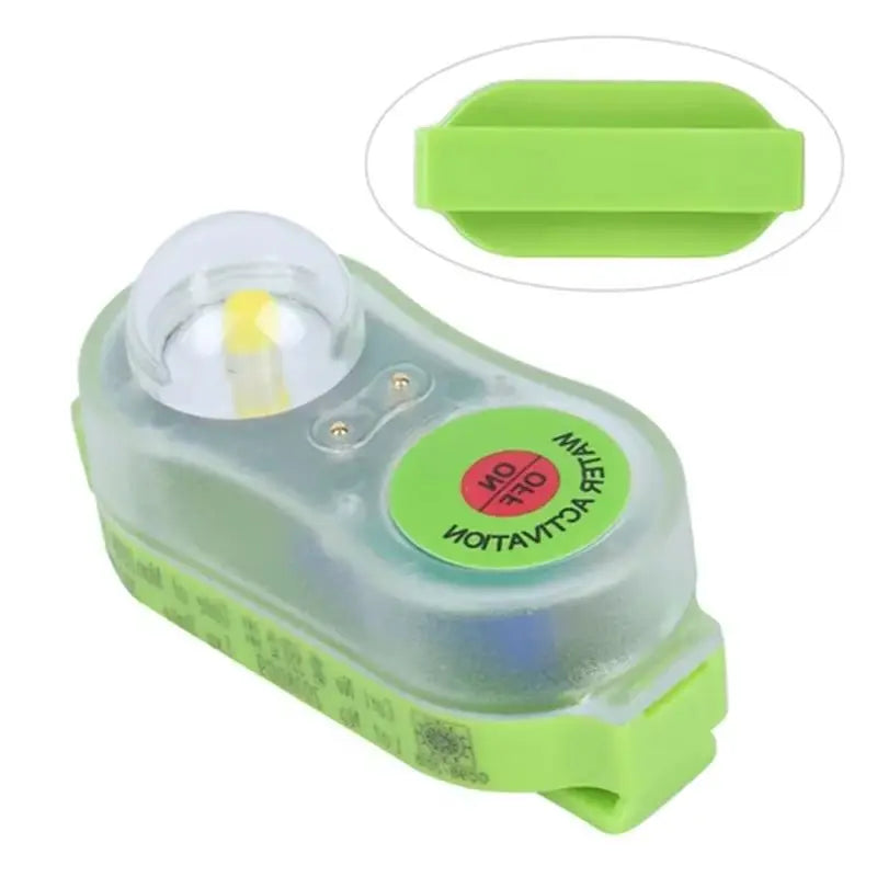 LED Seawater Activated Life Jacket Light Safety Vest for Adult Waterproof Survival Gear Accessory