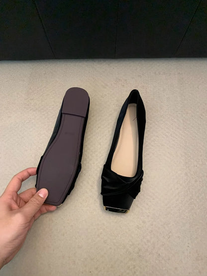Shoes Woman 2026 Low Heels Female Footwear Autumn Square Toe Casual Sneaker New Summer Comfortable Dress Fall Lace-Up Flat Rome