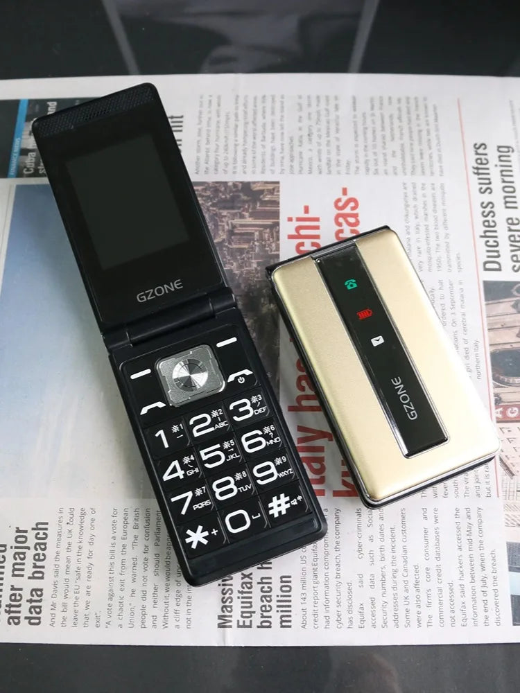 2G GSM Cheap Flip Push-Button Phone For Elderly Durable Quick Call Loud Voice Long Standby Dual Sim Unlocked Foldable Cellphone