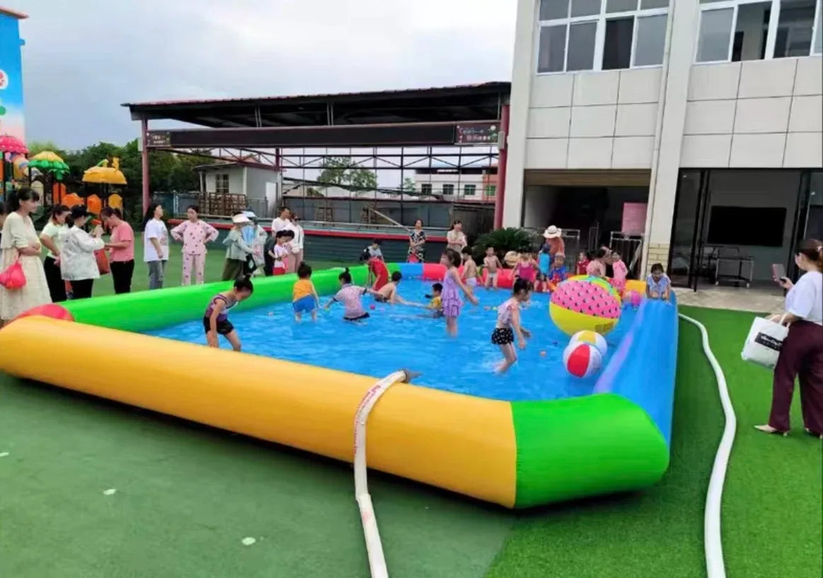 Hot Sale Large Colorful PVC Inflatable Water Swimming Pool / Inflatable Adult Swimming Pool for Sale Inflatable Pool for Event