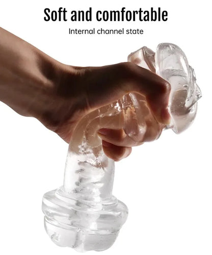 Sex Adult Toys Male Sex Products Masturbator Cup Soft Pussy Transparent Vagina Anal Adult Exercise Supplies Pocket Cup for Men