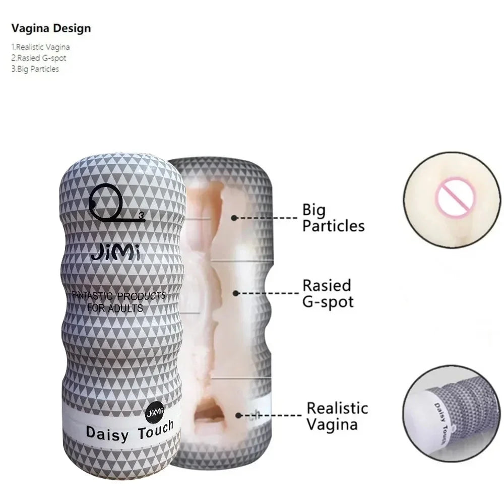 Realistic Vagina Anal Male Masturbator Soft Tight Pussy Erotic Adult Toys Penis Sex Toys for Men Masturbation Cup Adult Supplies