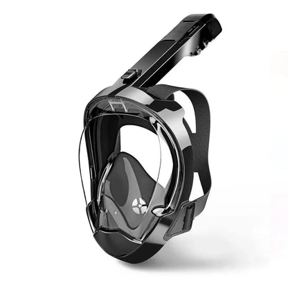 Full Face Diving Mask for Men Women Swim Snorkel Mask with Detachable Camera Mount Adult Snorkeling Tube Goggles Set Scuba Gear