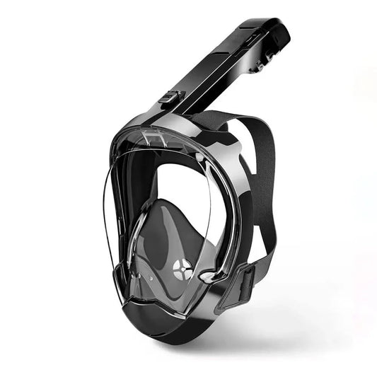 Full Face Diving Mask for Men Women Swim Snorkel Mask with Detachable Camera Mount Adult Snorkeling Tube Goggles Set Scuba Gear