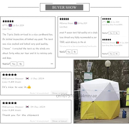 Outdoor Tent, Portable Rainproof and Sunscreen Multi Functional Tent for Camping and Picnicking, Outdoor Camping Equipment