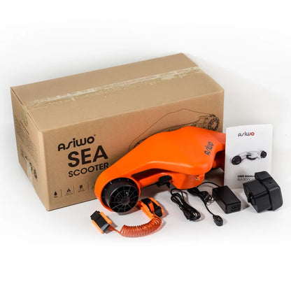 Electric Sea Scooter Portable 30 Meters Depth Underwater 35mins Running Time -10℃-40℃ Available Underwater Scooter 3.5kg
