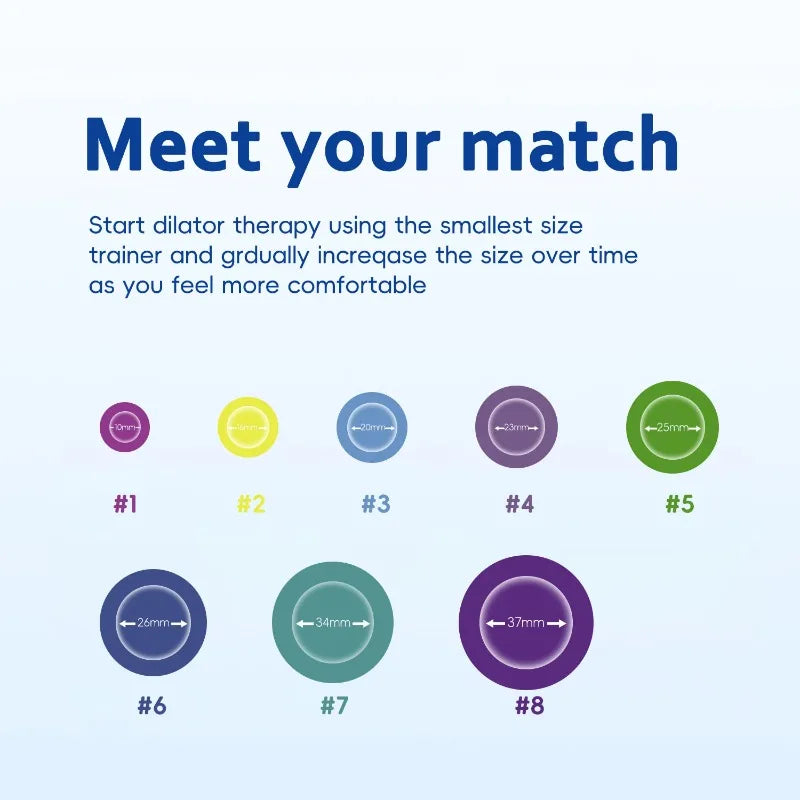 Adult Sex Products 8 Pcs Set Soft Silicone Anal Trainer Kit Extra Long Anal Plug Set Silicone Anal Dilators for Women