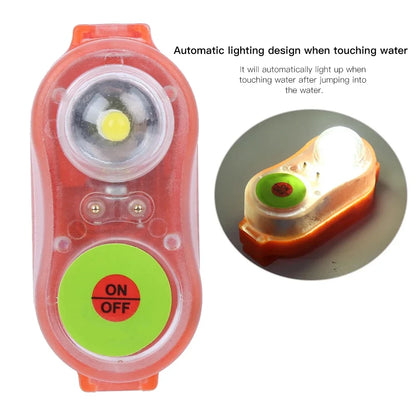 LED Seawater Activated Life Jacket Light Safety Vest for Adult Waterproof Survival Gear Accessory