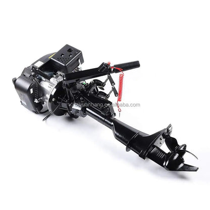6HP 4-Stroke Outboard Engine Petrol Boat Engine, Air Cooling Outboard Motor