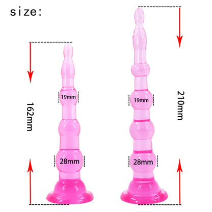 Adult Sex Toys for Men Anal Plug Prostate Massager Jelly Analplugs No Vibrator Male Masturbator Butt Plug Dildo Vibrator Sextoys