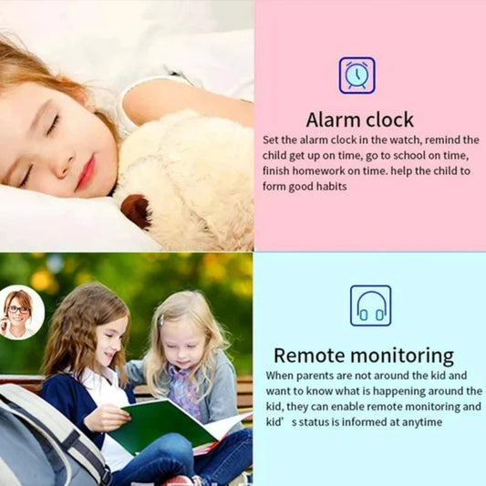 Lenovo Q19B Kids Smart Watch With Headset 4G GPS Location Tracker Sim Card Waterproof Call Camera Mobile Smartwatch For Gift
