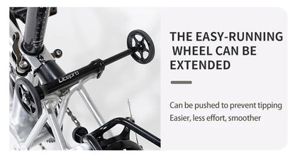 Litepro S9 Aluminum Alloy Frame 16 Inch 9 Speed Tri-fold Bicycle S /Y BAR Light Weight Foldable Bicycle Mini Folding Bike