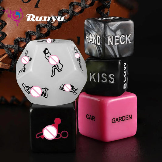 Runyu Adult Couple Sex Dice Game Toys Male And Female Flirting Dice And Adult Bedroom Gifts Couple Games Sexy Adult Toy Sex Toys
