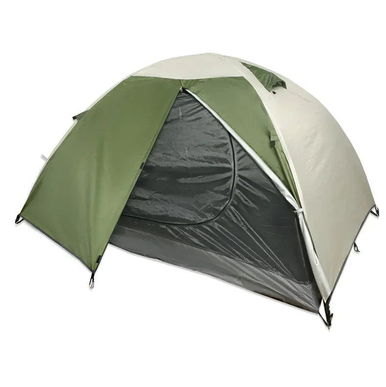 Outdoor Camping, Double Deck, Rainstorm Proof, Wind Proof, Thickened Climbing, Super Light, Hand In Hand, Camping Tent