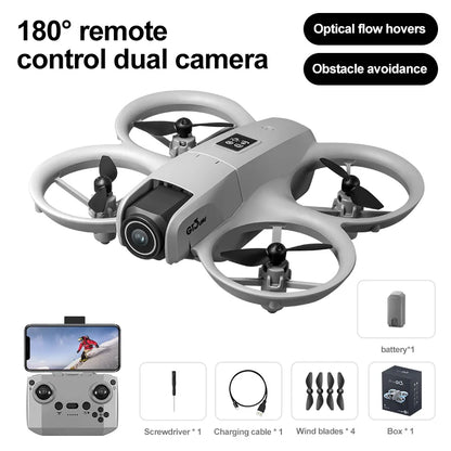 New Drones GT3 GPS 8K Professional HD 360° Dual Cameras 5G WIFI Brushless Motors Obstacle Avoidance FPV Foldable Quadcopter Toys