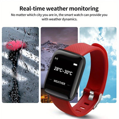 Smart Watch For Men Women Sport Mode Music Control Calorie Distance Fitness Smart Band Message Remind Smart Bracelet Android IOS