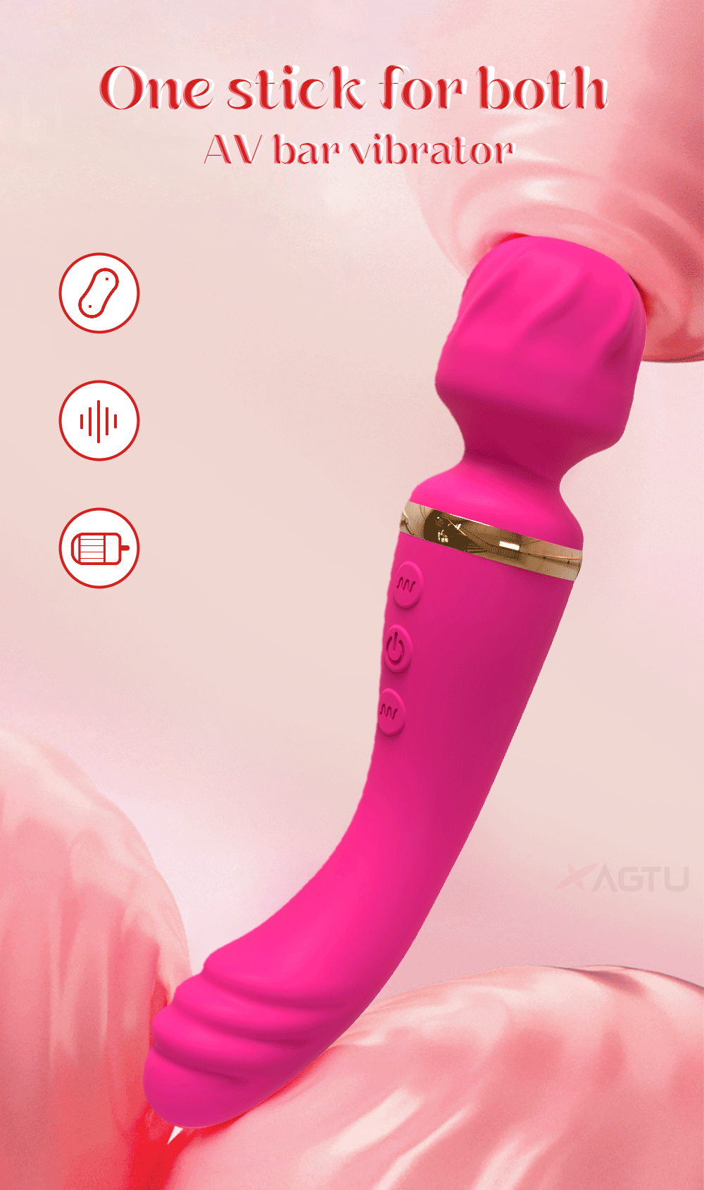 AV Magic Wand Vibration Clitoris Stimulator Dildo Vibrator Masturbation Tool for Women Couple Massage Vibrator Sexy Adult Female