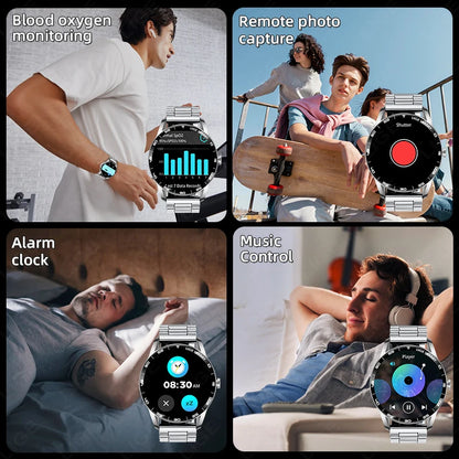 LIGE New Steel Smart Watch Men 1,38inch Bluetooth Call Business Men Watches Fitness Activity Sports Heart Rate Health Smartwatch