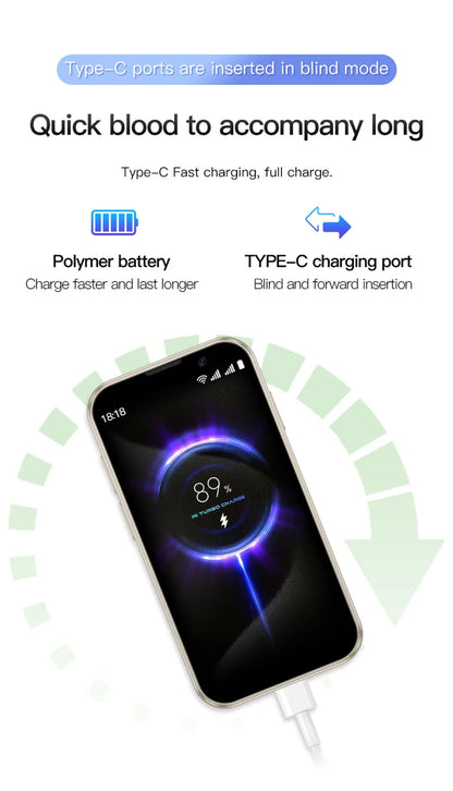 With 2Pcs DIY Stickers New XS18 Pro 2GB RAM 16GB ROM Android 9.0 Face Recognition Dual SIM Dual Standby 3G 3.0" Smartphone