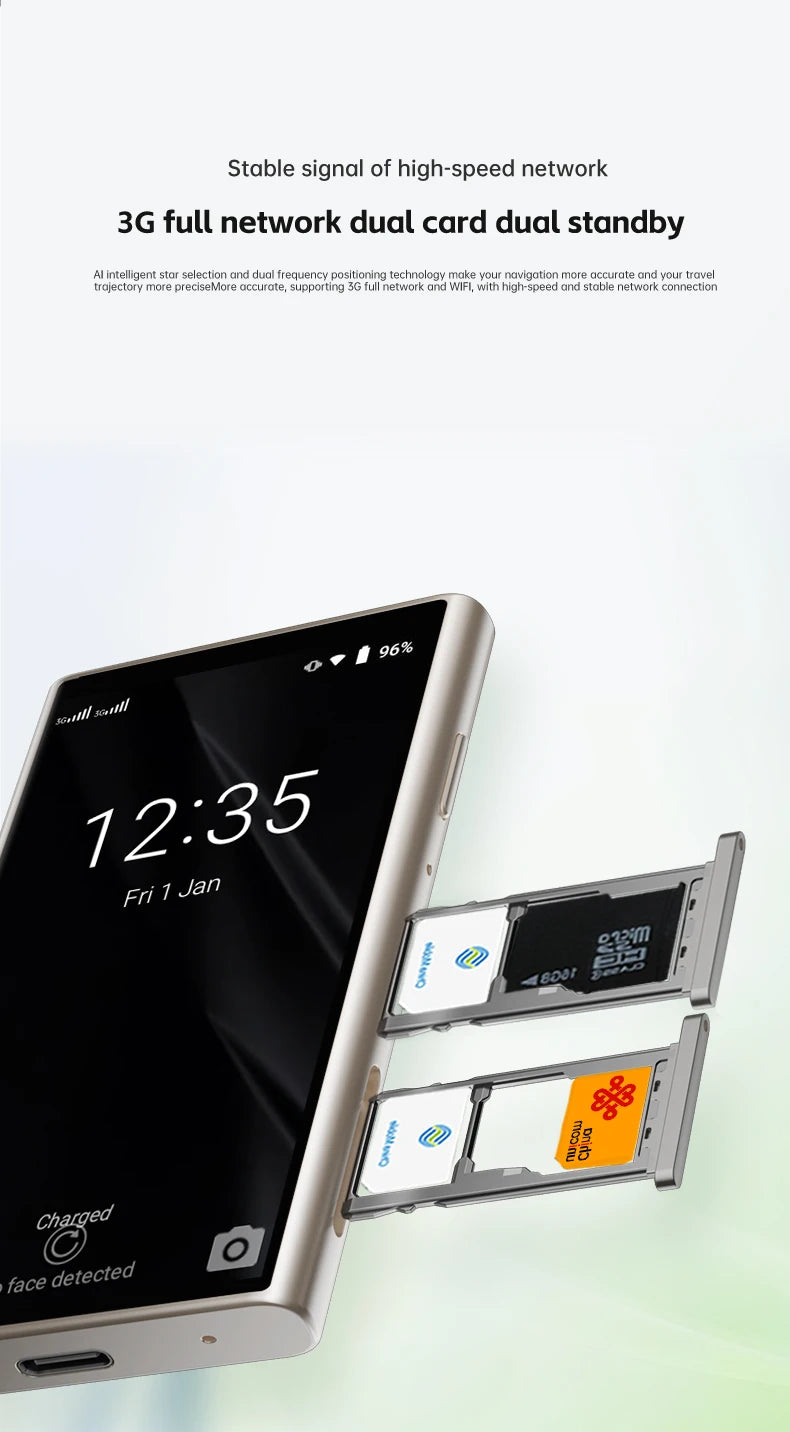 SERVO S26 Mini Smartphones Android 9.0 Dual SIM 3.0'' HD 900mAh WIFI Bluetooth 2GB+16GB Face Unlock 3G Small Mobile Phone Type-C