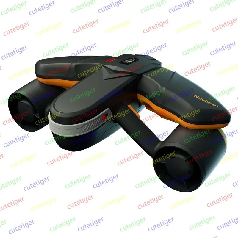 Handheld electric assisted diving booster。Underwater thruster