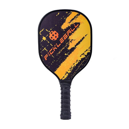 Wooden Pickleball Paddles Non-Slip Colorful Pickle Ball Racket Ribbed Handle Single Racket Pickleball Training Equipment Men