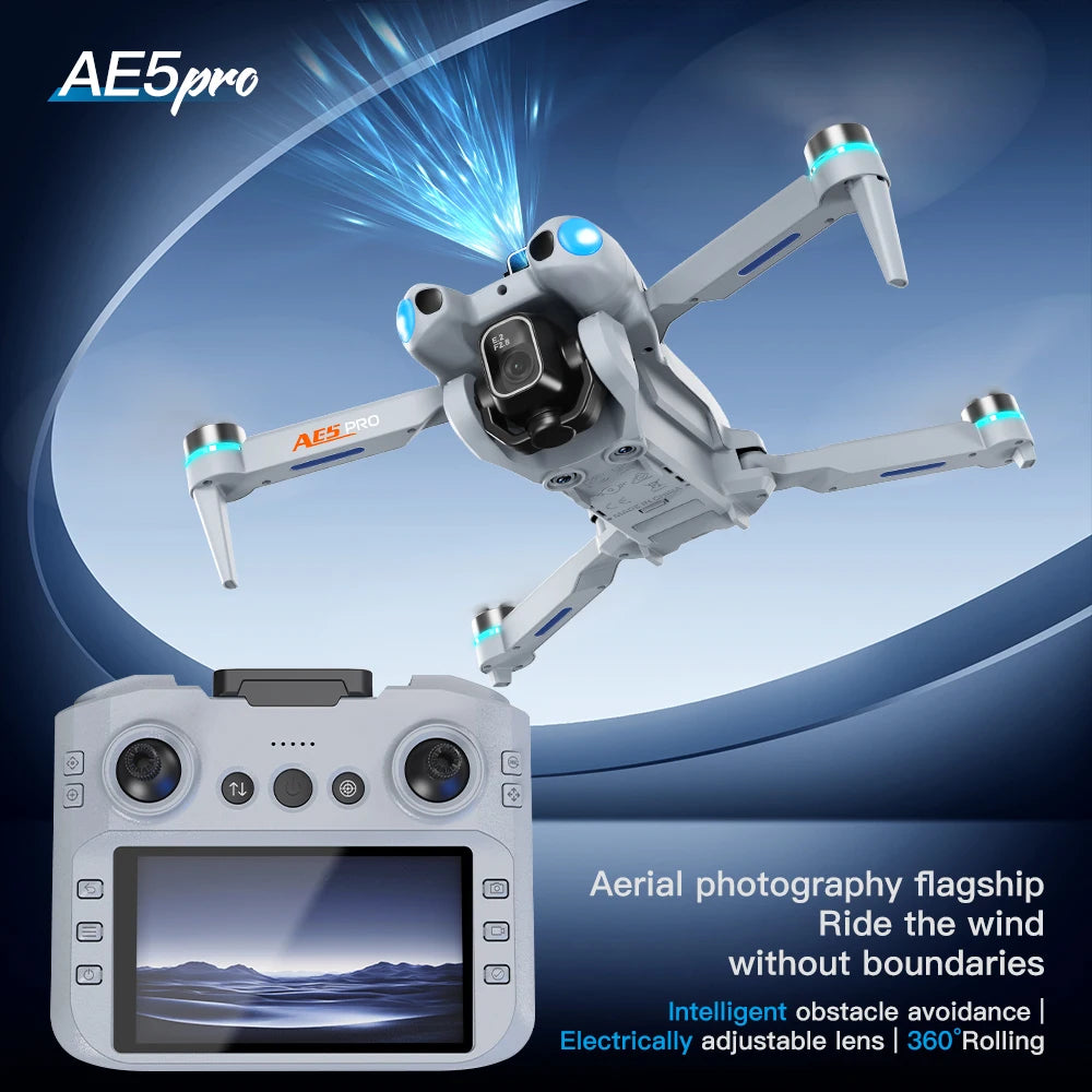 2026 Drone  Optical Flow Drone with Camera HD Camera Foldable Brushless Dron Helicopter WIFI Aerial Photography