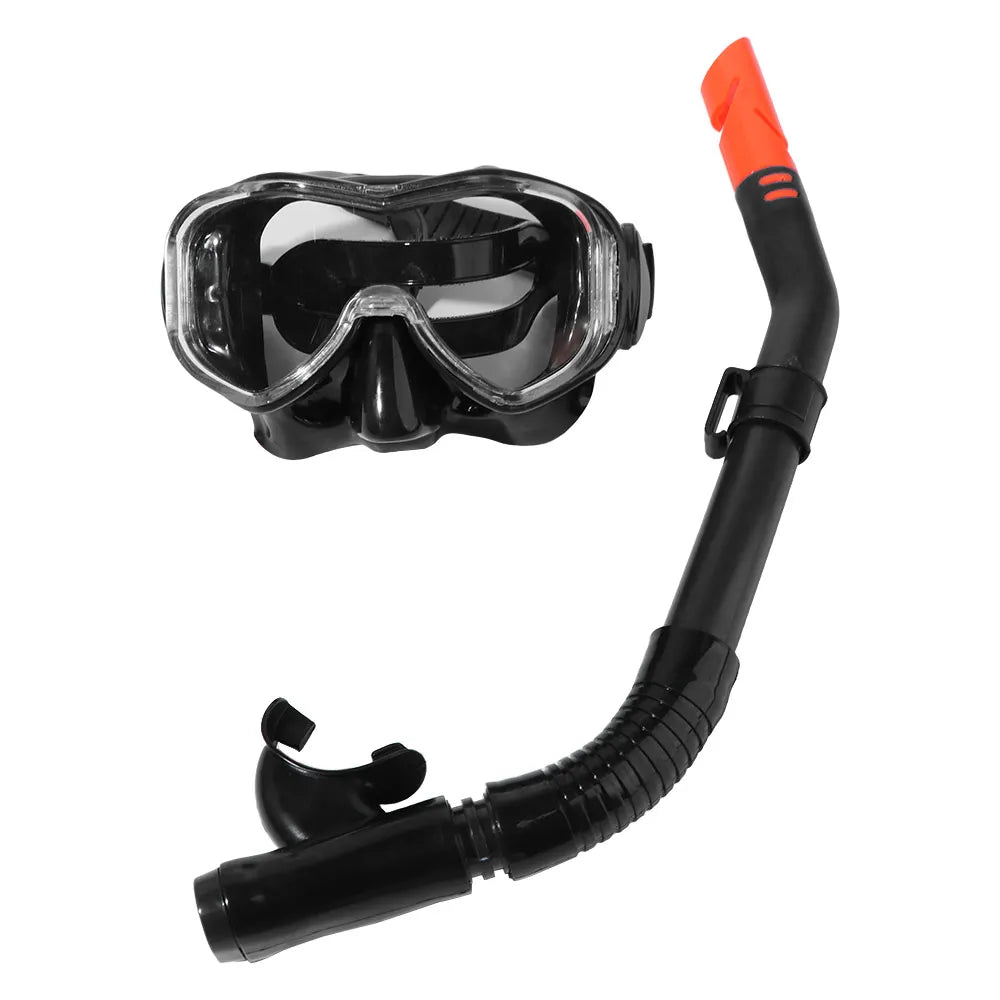 Waterproof Underwater Snorkeling Mask Breathing Anti Fog Swimming Snorkeling Glasses Clear Vision with Breathing Tube